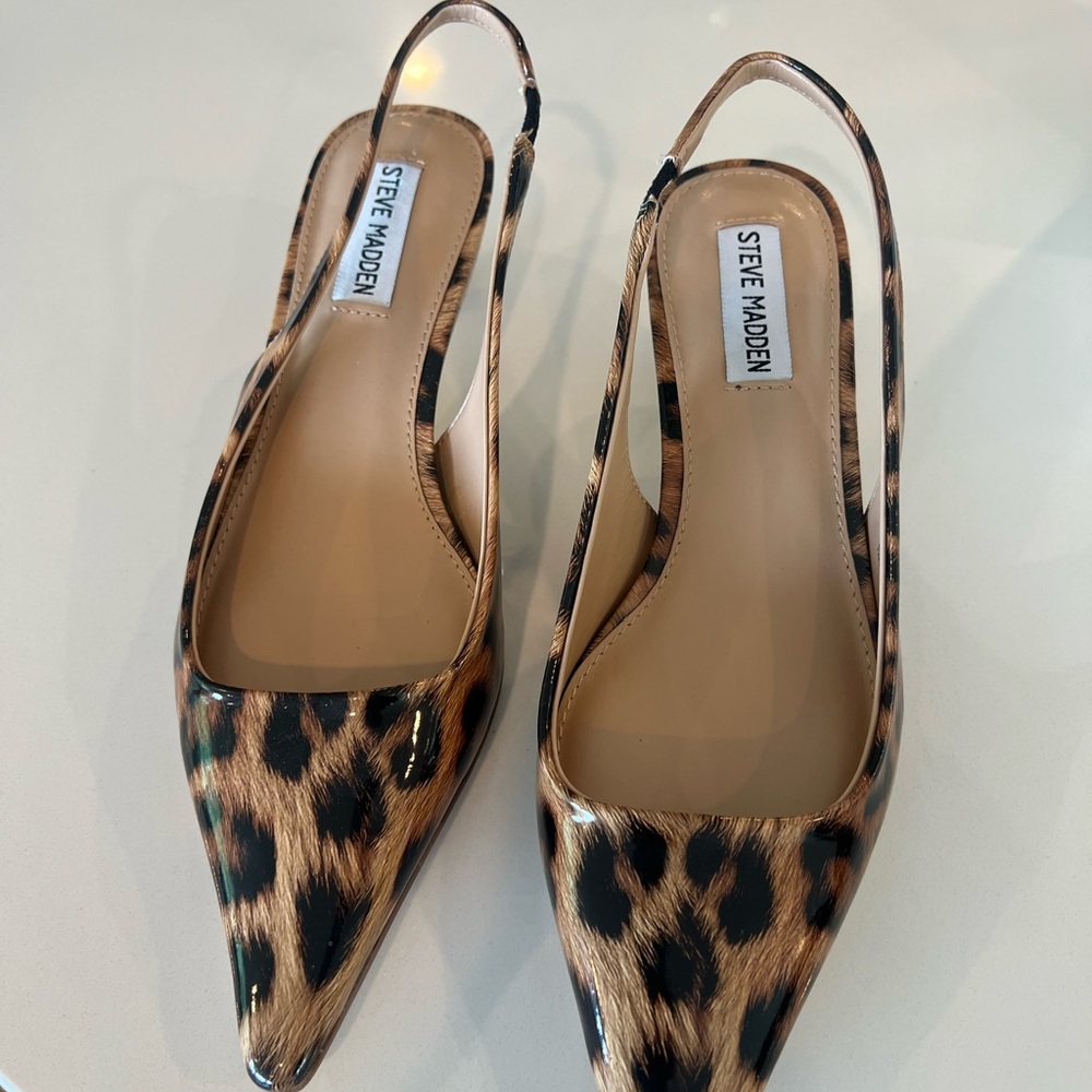 Steve Madden Brown and Black Heels